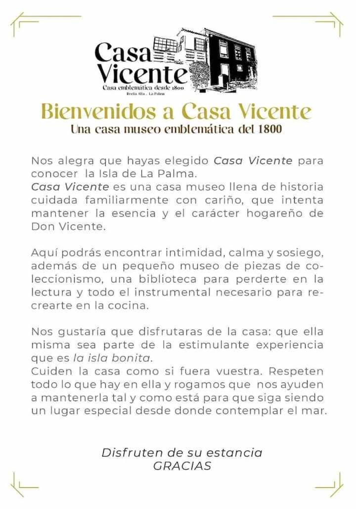 Casa Vicente Vista Al Mar Y Montana Villa Brena Alta Exterior photo